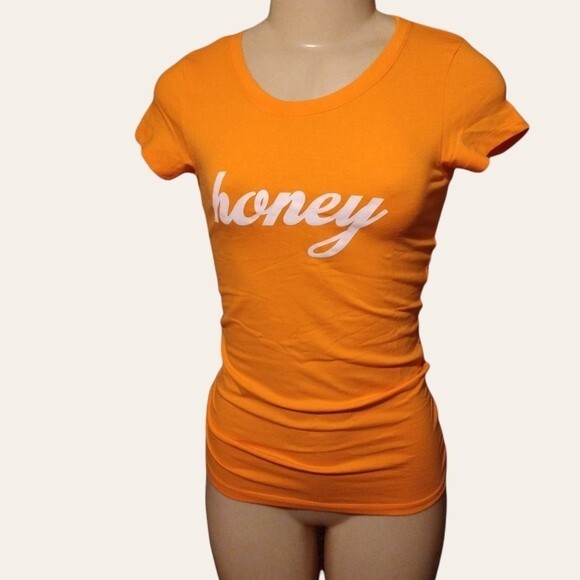 Orange T-shirt Honey S - Picture 3 of 7
